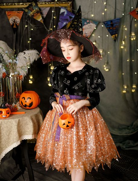 2022 fashion halloween costume dresses princess vampire kids clothing for children girl cos party black sequined long sleeve witch children&, Red;yellow
2022 fashion halloween costume dresses princess vampire kids clothing for children girl cos party black sequined long sleeve witch children&, Red;yellow