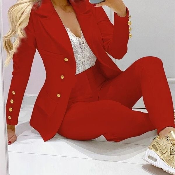 women's tracksuits large size spring/autumn women's single-breasted solid color small suit casual office wear elegant short coat 2, Gray
women's tracksuits large size spring/autumn women's single-breasted solid color small suit casual office wear elegant short coat 2, Gray