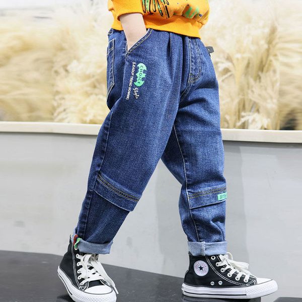 jeans ienens 4-11y boys autumn casual denim pants kids clothes children straight young clothing elastic waist 220923, Blue
jeans ienens 4-11y boys autumn casual denim pants kids clothes children straight young clothing elastic waist 220923, Blue
