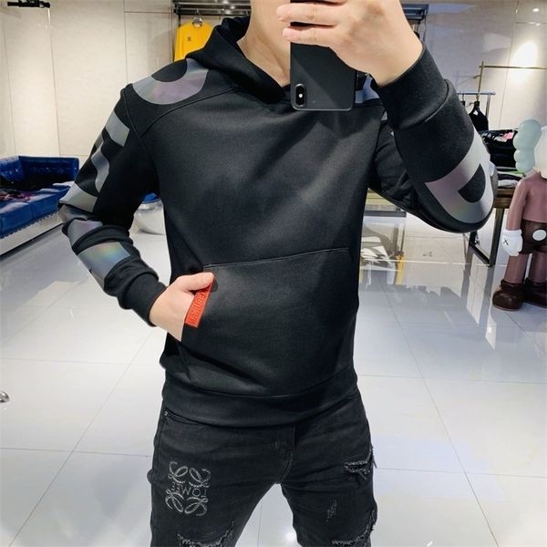mens hoodies sweatshirts autumn letter printing trend slim korean hooded sweater men plus velvet 220923, Black
mens hoodies sweatshirts autumn letter printing trend slim korean hooded sweater men plus velvet 220923, Black
