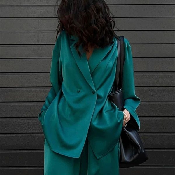 women's tracksuits clacive fashion long sleeve blazer two piece sets women outifits casual loose office pants set elegant green satin t, Gray
women's tracksuits clacive fashion long sleeve blazer two piece sets women outifits casual loose office pants set elegant green satin t, Gray