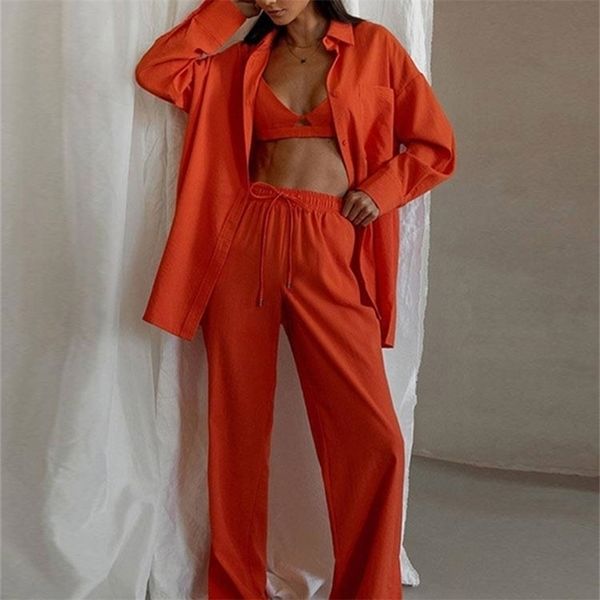 women's two piece pants women shirt 2 pieces sets casual office lady loose chic blouse outfits solid long sleeve shirts and split trous, White
women's two piece pants women shirt 2 pieces sets casual office lady loose chic blouse outfits solid long sleeve shirts and split trous, White