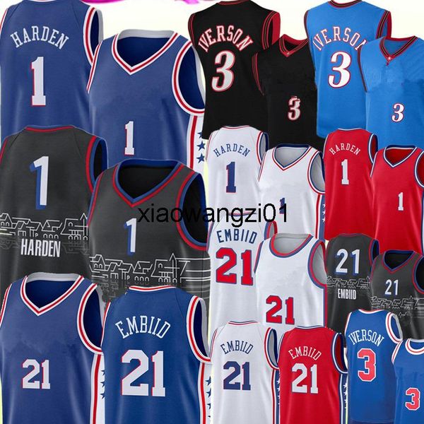 basketball 2022 jame 1 harden jersey joel 21 embiid basketball jerseys mens allen 3 iverson jersey s-xxl blue white red black embroidery s, Black;red
basketball 2022 jame 1 harden jersey joel 21 embiid basketball jerseys mens allen 3 iverson jersey s-xxl blue white red black embroidery s, Black;red