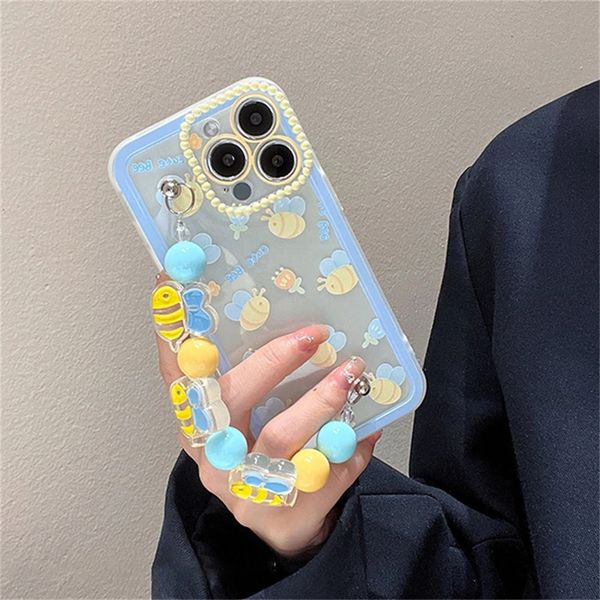 luxury designer cases ins cute cartoon 3d bee bracelet chain soft phone case for iphone 14 13 12 11 pro xs max x xr 7 8 plus se3 shockproof
luxury designer cases ins cute cartoon 3d bee bracelet chain soft phone case for iphone 14 13 12 11 pro xs max x xr 7 8 plus se3 shockproof