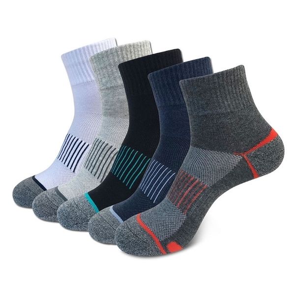men's socks 5 pack men's sport ankle socks cotton cushioned quarter sock athletic basketball thick compression outdoor running soc, Black
men's socks 5 pack men's sport ankle socks cotton cushioned quarter sock athletic basketball thick compression outdoor running soc, Black