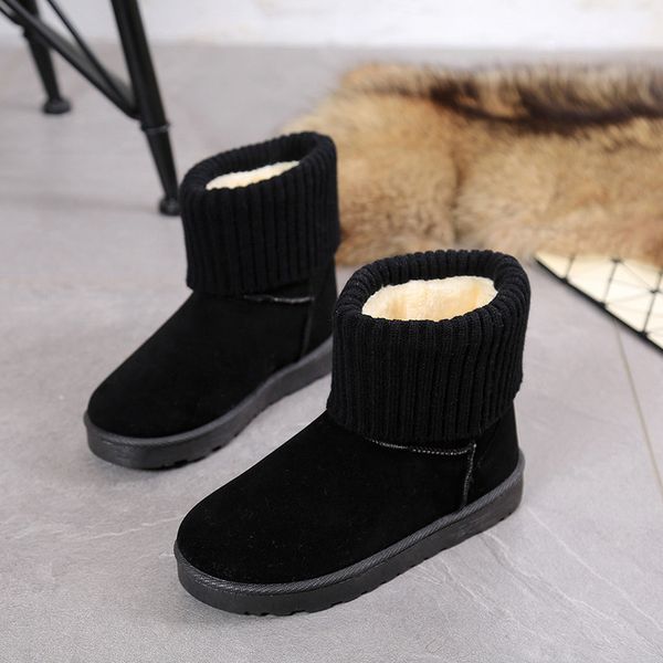 boot snow flat short plush ladies stretch knitting wool fur lined warm winter ankle woman shoes wj087 220924, Black
boot snow flat short plush ladies stretch knitting wool fur lined warm winter ankle woman shoes wj087 220924, Black