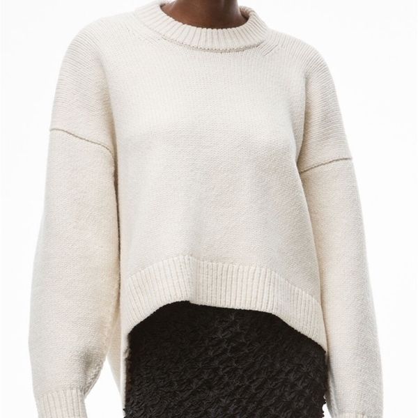 womens sweaters womens solid color wool loose pullover sweater autumn winter ladies allmatch oneck longsleeved knitted pullover 220923, White;black
womens sweaters womens solid color wool loose pullover sweater autumn winter ladies allmatch oneck longsleeved knitted pullover 220923, White;black