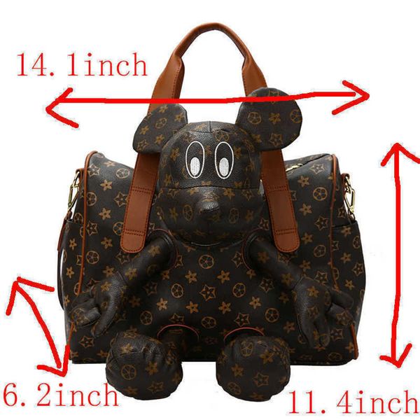 designer cute cartoon mouse bag old flower tote shoulder handbag mens womans casual fashion luxurious leisure soft leather schoolbag large c
designer cute cartoon mouse bag old flower tote shoulder handbag mens womans casual fashion luxurious leisure soft leather schoolbag large c