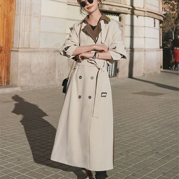 women's trench coats drooping windbreaker coat women's autumn midlength over the knee highend elegant british trench coat korean o, Tan;black
women's trench coats drooping windbreaker coat women's autumn midlength over the knee highend elegant british trench coat korean o, Tan;black