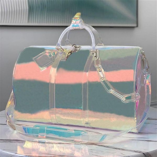 classic men laser flash pvc duffel bags handbags 50cm transparent duffle bag brilliant colour luggage wimen travel crossbody shoul321n
classic men laser flash pvc duffel bags handbags 50cm transparent duffle bag brilliant colour luggage wimen travel crossbody shoul321n