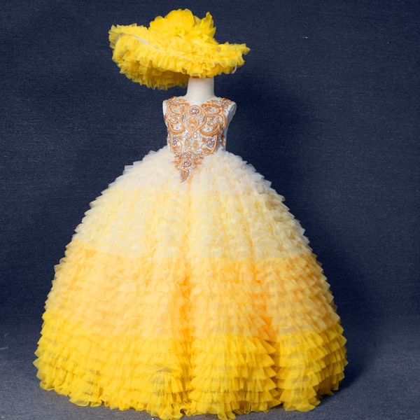 charming yellow layers girl' pageant dresses flower girl dresses holidays/birthday princess skirt custom size 2-14 f925100 floor lengt, White;red
charming yellow layers girl' pageant dresses flower girl dresses holidays/birthday princess skirt custom size 2-14 f925100 floor lengt, White;red