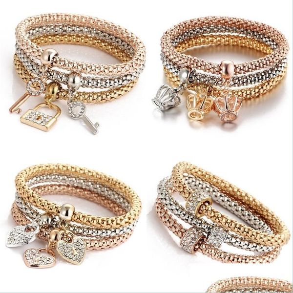 charm bracelets tricolor suit rhinestone charm bracelet jewelry set women pendants bangle fashion elastic force butterfly bdejewelry dhitu, Golden;silver
charm bracelets tricolor suit rhinestone charm bracelet jewelry set women pendants bangle fashion elastic force butterfly bdejewelry dhitu, Golden;silver