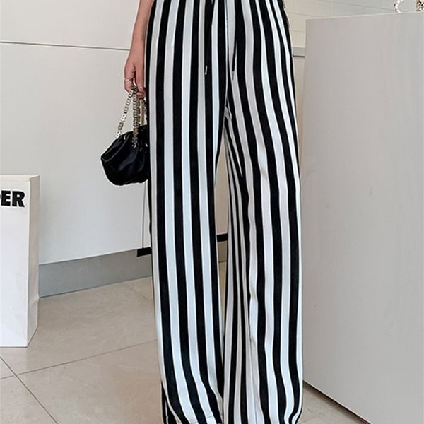 women's pants capris zoki striped fashion office ladies pants high waist elastic korean style women summer thin trousers casual black w, Black;white
women's pants capris zoki striped fashion office ladies pants high waist elastic korean style women summer thin trousers casual black w, Black;white