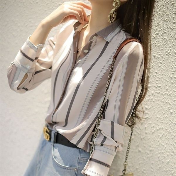 women's blouses shirts women chiffon blouses spring autumn style lady office work wear shirts striped printed stand collar blusas 2209, White
women's blouses shirts women chiffon blouses spring autumn style lady office work wear shirts striped printed stand collar blusas 2209, White