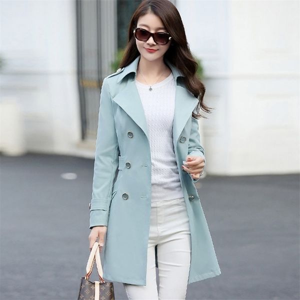 women's trench coats spring autumn office women trench coat khaki doublebreasted slim long windbreaker allmatch casual female outwear 2, Tan;black
women's trench coats spring autumn office women trench coat khaki doublebreasted slim long windbreaker allmatch casual female outwear 2, Tan;black