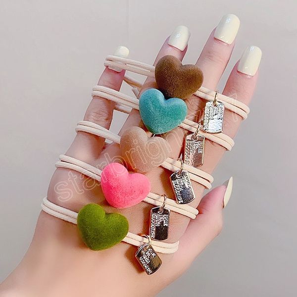 colorful flocking heart knotted hair bands for women girls ponytail holder scrunchie cute hair accessories, Slivery;white
colorful flocking heart knotted hair bands for women girls ponytail holder scrunchie cute hair accessories, Slivery;white