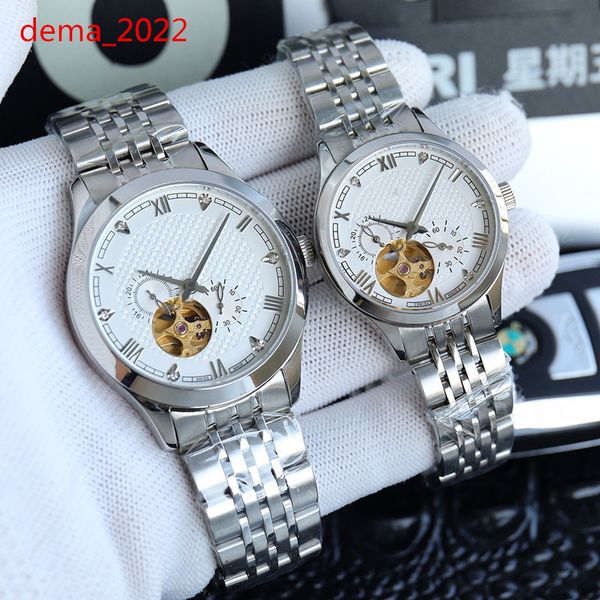 half hollow men's mechanical business casual watch 42mm stainless steel strap with diamonds, Slivery;brown
half hollow men's mechanical business casual watch 42mm stainless steel strap with diamonds, Slivery;brown