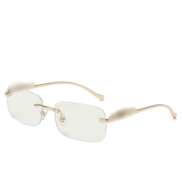 sunglasses color men's and women's retro metal decoration frameless square trim designer luxury outdoor classic european and ameri, White;black
sunglasses color men's and women's retro metal decoration frameless square trim designer luxury outdoor classic european and ameri, White;black