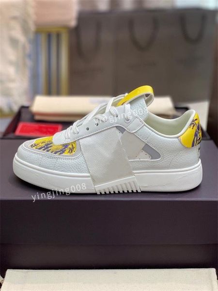 2022 luxury designer sneakers shoes canvas lace up oblique embroidery low platform women size35-45 jgz, Black