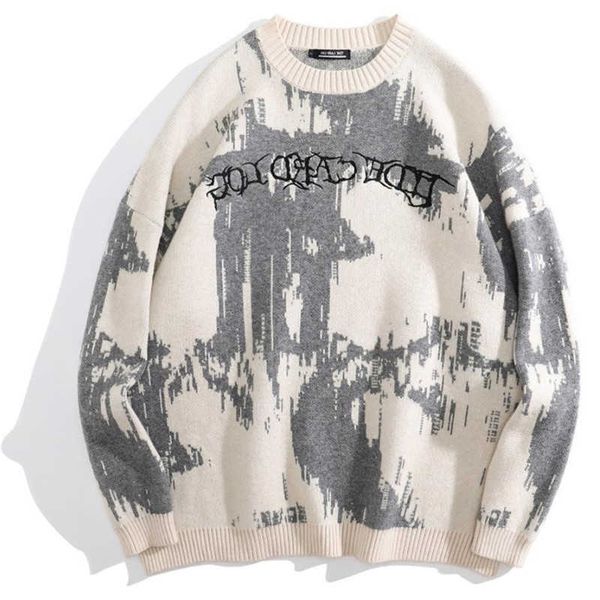 men's sweaters men hip hop knitted pullover embroidery autumn harajuku cotton casual streetwear black white 220923, White;black
men's sweaters men hip hop knitted pullover embroidery autumn harajuku cotton casual streetwear black white 220923, White;black
