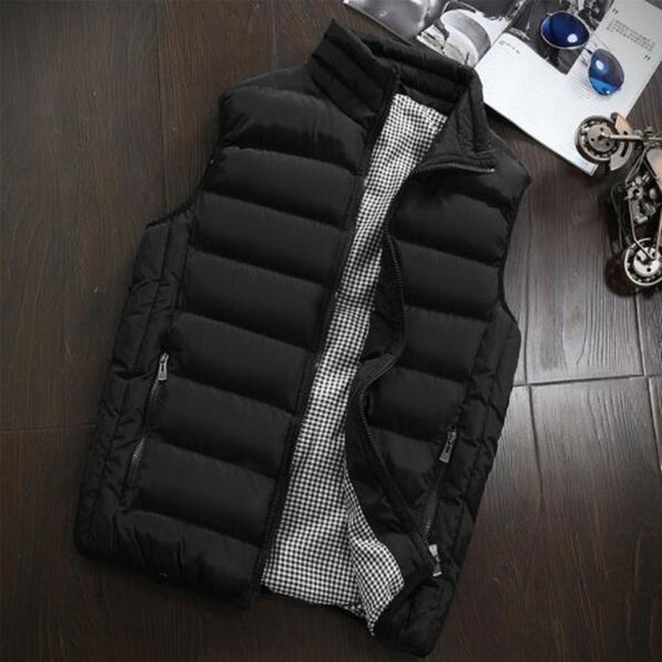 men's down brand mens sleeveless jacket cotton-padded men's vest autumn winter casual coats male waistcoat 5xl, Black
men's down brand mens sleeveless jacket cotton-padded men's vest autumn winter casual coats male waistcoat 5xl, Black