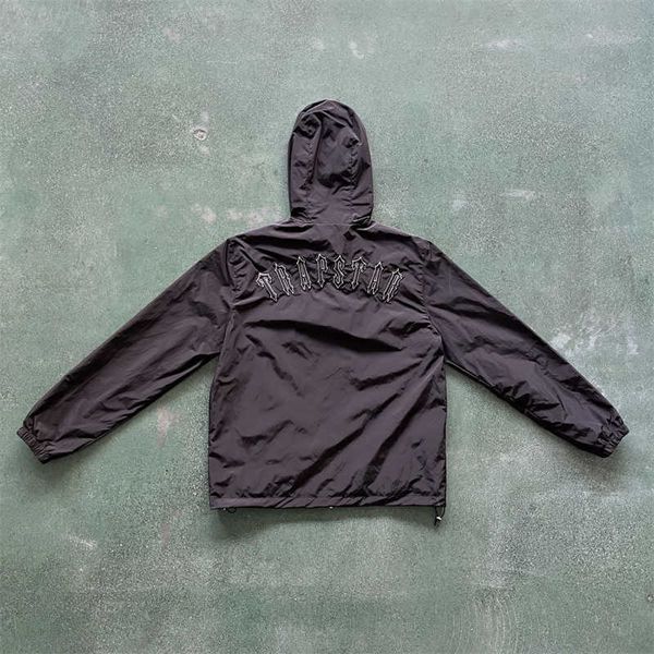 men trapstar jacket sportswear irongate t windbreaker-black embroidered letters women's zipper sun protection
men trapstar jacket sportswear irongate t windbreaker-black embroidered letters women's zipper sun protection