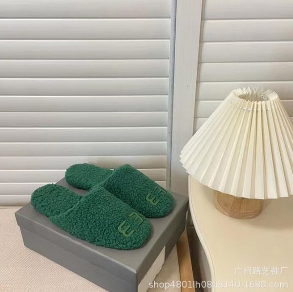 fall and winter outer wear fur slipper classic women's soft bottom lamb wool home warm fashion closed toe flat bottom cotton slippers, Black
fall and winter outer wear fur slipper classic women's soft bottom lamb wool home warm fashion closed toe flat bottom cotton slippers, Black