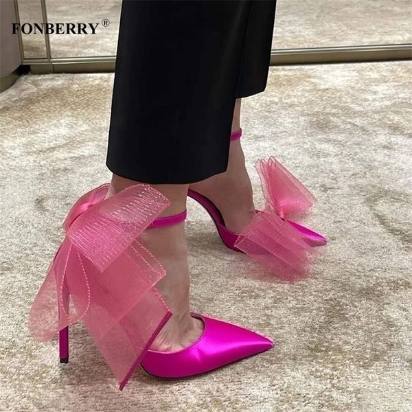 dress shoes fonberry tulle bow heels designer stiletto high women pumps pink satin wedding bride ladies party prom 220923, Black
dress shoes fonberry tulle bow heels designer stiletto high women pumps pink satin wedding bride ladies party prom 220923, Black