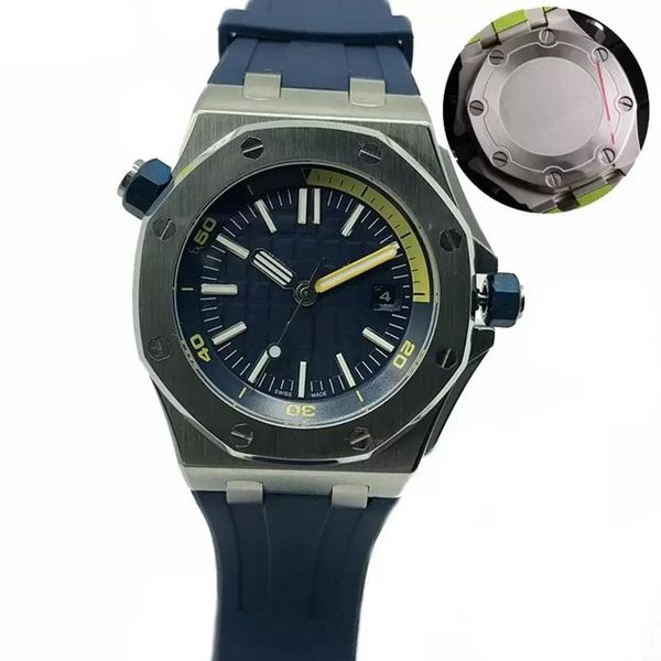 u1 luxury mens automatic mechanical movement watches sapphire glass 5 atm waterproof rubber watchband texture dial diving royal super lumino, Slivery;brown
u1 luxury mens automatic mechanical movement watches sapphire glass 5 atm waterproof rubber watchband texture dial diving royal super lumino, Slivery;brown