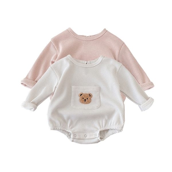 rompers milancel baby clothes waffle infant boys bear bodysuits short sleeve clothing 220922, Blue
rompers milancel baby clothes waffle infant boys bear bodysuits short sleeve clothing 220922, Blue