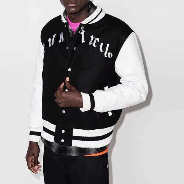 22ss mens jacket pa letter embroidered baseball jackets designer coat wool stitching stand collar cardigan sportswear couple hip hop sweatsh, Black;brown
22ss mens jacket pa letter embroidered baseball jackets designer coat wool stitching stand collar cardigan sportswear couple hip hop sweatsh, Black;brown