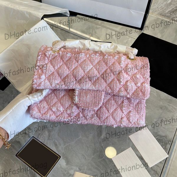 womens classic double flap pink tweed quilted bags ghw crossbody shoulder multi pochette purse turn lock outdoor sacoche messenger purse des
womens classic double flap pink tweed quilted bags ghw crossbody shoulder multi pochette purse turn lock outdoor sacoche messenger purse des