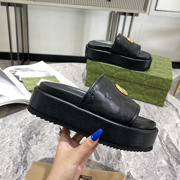 sandals italy designer high platform slide sandal wedges embroidered thick bottom slides designer women shoes 35-44 double g heel alphabet l, Black
sandals italy designer high platform slide sandal wedges embroidered thick bottom slides designer women shoes 35-44 double g heel alphabet l, Black