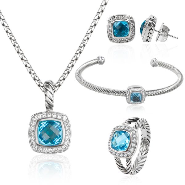 women necklace jewelry set z zircon luxury wedding earrings pendant rings bracelet for women, Black
women necklace jewelry set z zircon luxury wedding earrings pendant rings bracelet for women, Black