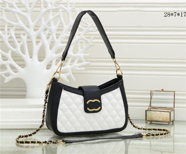 2022 designer fashion new high-end chain single shoulder strap cross-body fashion bag for ladies, Silver
2022 designer fashion new high-end chain single shoulder strap cross-body fashion bag for ladies, Silver