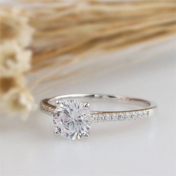cluster rings cxsjeremy solid 14k 585 white gold 1ct 65mm brilliant engagement ring for women wedding band anniversary bridal gift 220922, Golden;silver
cluster rings cxsjeremy solid 14k 585 white gold 1ct 65mm brilliant engagement ring for women wedding band anniversary bridal gift 220922, Golden;silver
