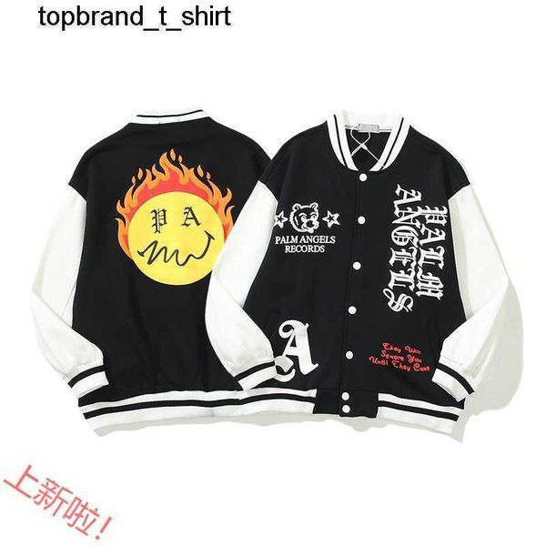 men's jackets winter palmss black white contrast printing men's women's baseball jacket plush, Black;brown
men's jackets winter palmss black white contrast printing men's women's baseball jacket plush, Black;brown