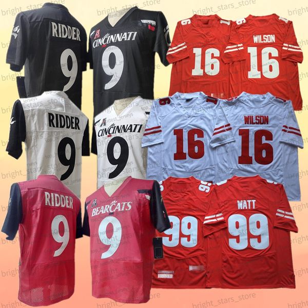 ncaa 9 desmond ridder college football jersey cincinnati wisconsin 99 j.j watt 16 russell wilson stitched red jerseys, Black
ncaa 9 desmond ridder college football jersey cincinnati wisconsin 99 j.j watt 16 russell wilson stitched red jerseys, Black