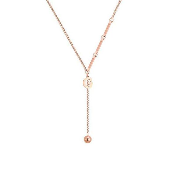 Classic G-Letter Tassel Titanium Steel Necklace For Woman Daily Outfit Clavicle Thin Neck Chain Jewelry Gothic Party Girl's
Classic G-Letter Tassel Titanium Steel Necklace For Woman Daily Outfit Clavicle Thin Neck Chain Jewelry Gothic Party Girl's