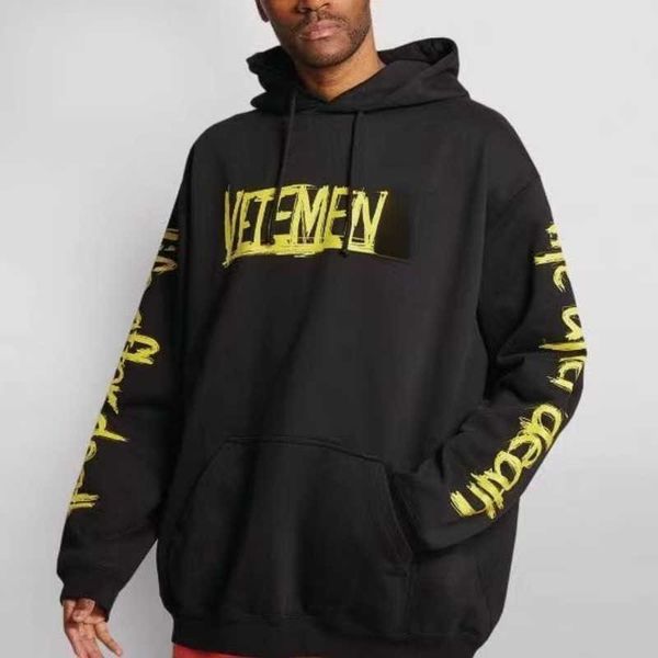 23ss mens sweatshirt designer hoodie vetemen printed hoody man hooded sweater american hip hop women pullover hoodies, Black
23ss mens sweatshirt designer hoodie vetemen printed hoody man hooded sweater american hip hop women pullover hoodies, Black