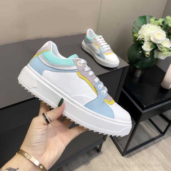 women shoe casual sneakers embossed lamb calf leather fashionable light blue luxurys designer time out sneaker vintage
women shoe casual sneakers embossed lamb calf leather fashionable light blue luxurys designer time out sneaker vintage