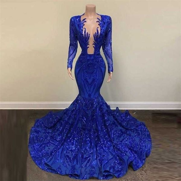 party dresses royal blue sequin african black girls prom dresses plus size long sleeve prom party gown sheer oneck mermaid evening dress 220, White;black
party dresses royal blue sequin african black girls prom dresses plus size long sleeve prom party gown sheer oneck mermaid evening dress 220, White;black