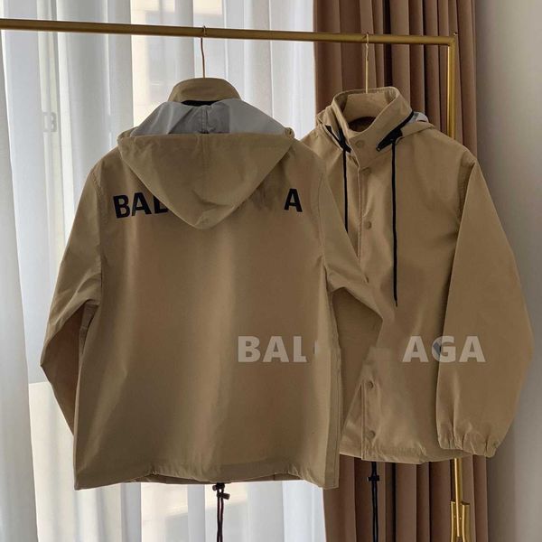 women's trench coats spring paris alphabet high neck rushsuit men's and windbreaker hooded jacket coat fashion, Tan;black
women's trench coats spring paris alphabet high neck rushsuit men's and windbreaker hooded jacket coat fashion, Tan;black