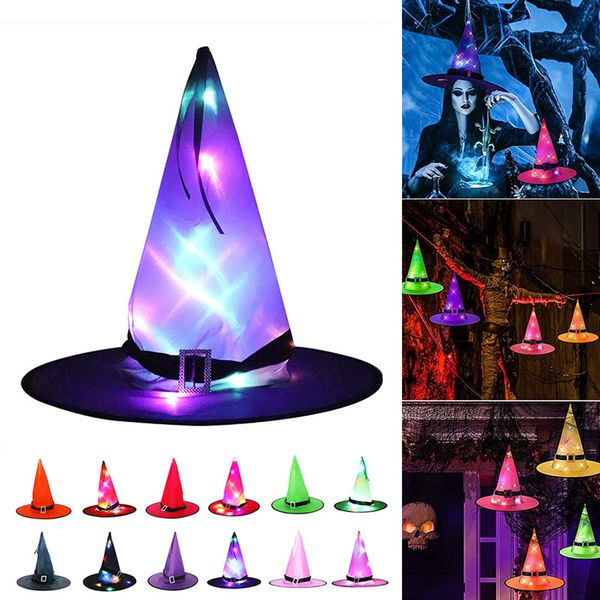 halloween led luminous witch hat glowing witches hat headdress for children party costume halloween decoration props, Yellow
halloween led luminous witch hat glowing witches hat headdress for children party costume halloween decoration props, Yellow
