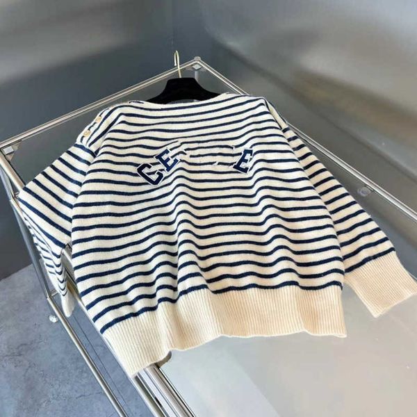 women's sweaters autumn and winter stripe embroidery sticker women's knitted sweater casual temperament commuter top, White
women's sweaters autumn and winter stripe embroidery sticker women's knitted sweater casual temperament commuter top, White