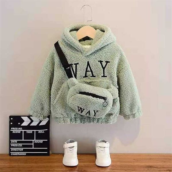 pullover toddler kids baby girls boys cute hoodies sweater winter warm long sleeve fur pullover thick warm clothes with bag 220924, Blue
pullover toddler kids baby girls boys cute hoodies sweater winter warm long sleeve fur pullover thick warm clothes with bag 220924, Blue