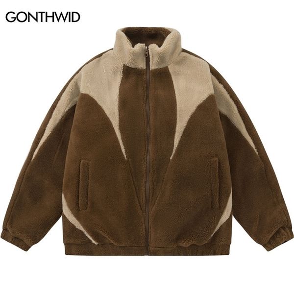 mens down parkas winter plush jacket paraks streetwear vintage color block fuzzy fluffy fleece lambswool coats thicken warm padded jackets 2, Black
mens down parkas winter plush jacket paraks streetwear vintage color block fuzzy fluffy fleece lambswool coats thicken warm padded jackets 2, Black