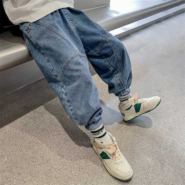 jeans boys casual long trousers spring autumn denim pants teenager school kids children loose sweatpants bottoms clothing 5-14y 220923, Blue
jeans boys casual long trousers spring autumn denim pants teenager school kids children loose sweatpants bottoms clothing 5-14y 220923, Blue