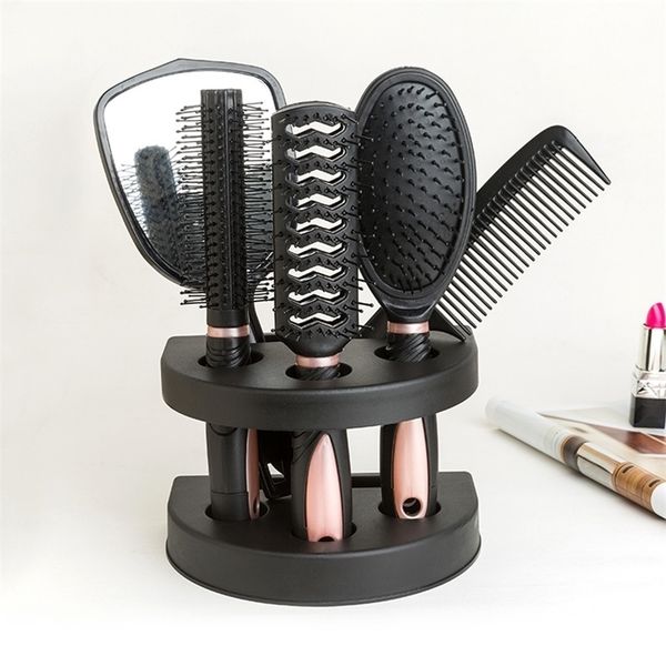 hair brushes 5 pcs salon styling set women travel makeup adults hair brush with holder home portable anti-static combs mirror tool 220926, Silver
hair brushes 5 pcs salon styling set women travel makeup adults hair brush with holder home portable anti-static combs mirror tool 220926, Silver