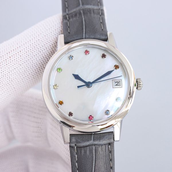 womens watches 34mm automatic mechanical movement wristwatches waterproof business leather wristwatch montre de luxe watches for ladies, Slivery;brown
womens watches 34mm automatic mechanical movement wristwatches waterproof business leather wristwatch montre de luxe watches for ladies, Slivery;brown